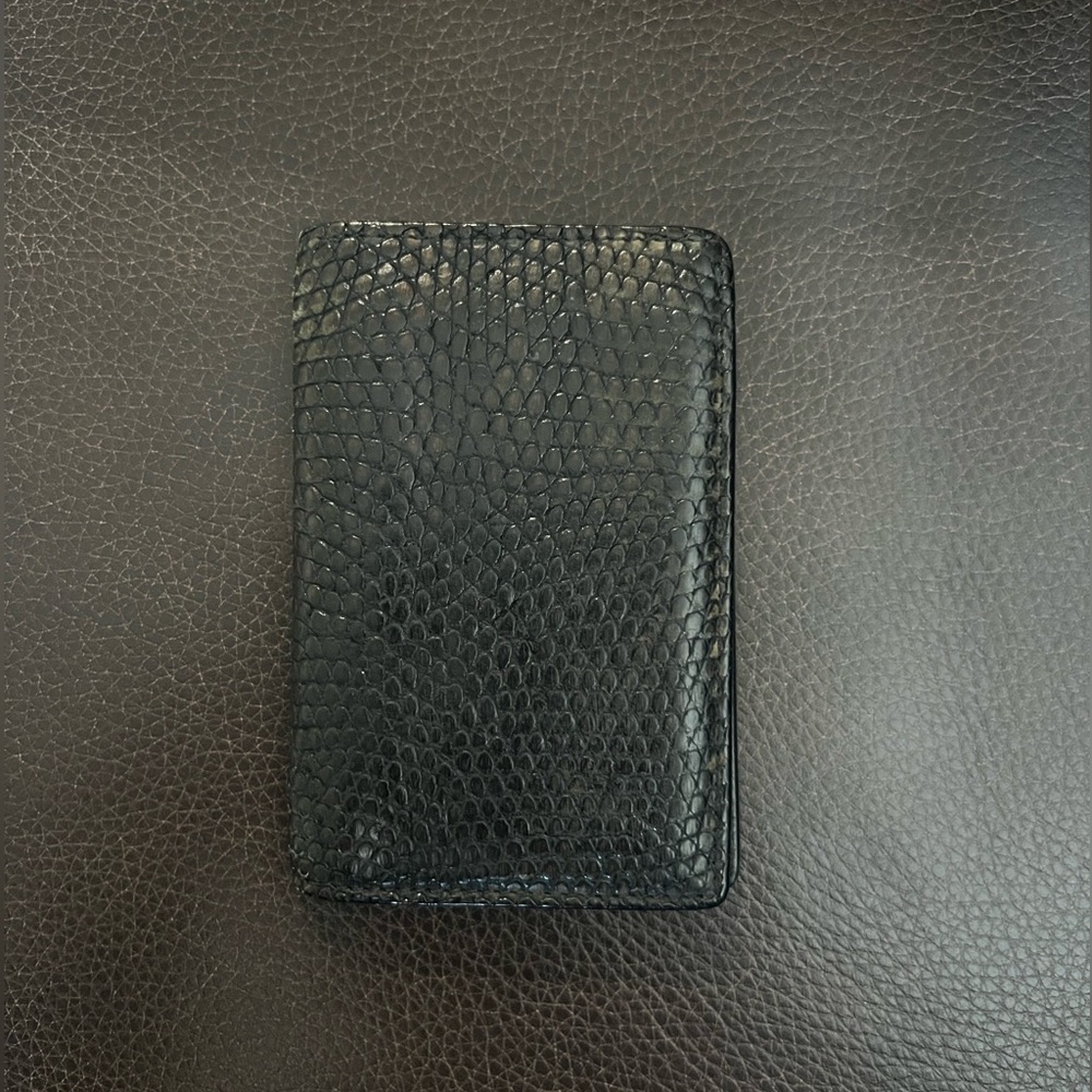 Brioni Black Lizard Wallet
